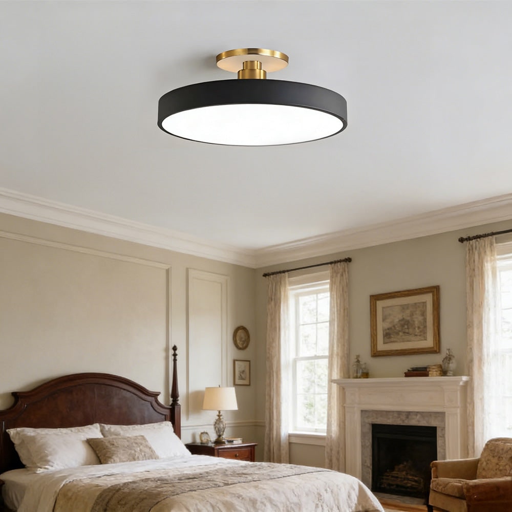 Modern Circular Ceiling Fixture Bedroom LED Flush Mount - Image 2