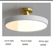 Modern Circular Ceiling Fixture Bedroom LED Flush Mount - Image 20