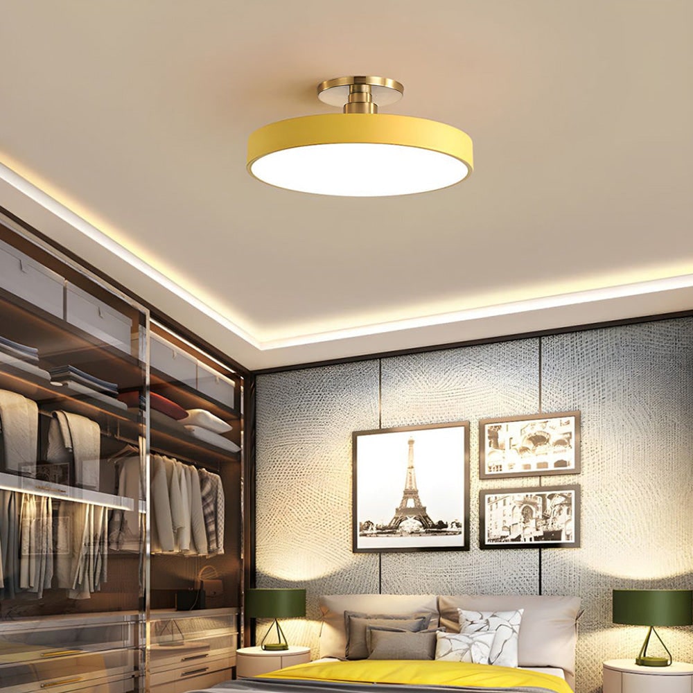 Modern Circular Ceiling Fixture Bedroom LED Flush Mount - Image 22
