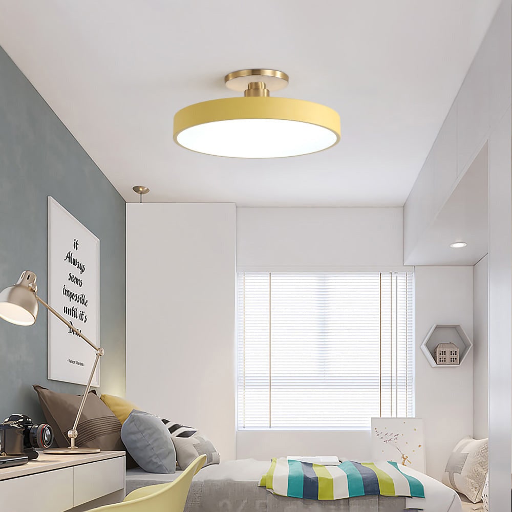 Modern Circular Ceiling Fixture Bedroom LED Flush Mount - Image 23