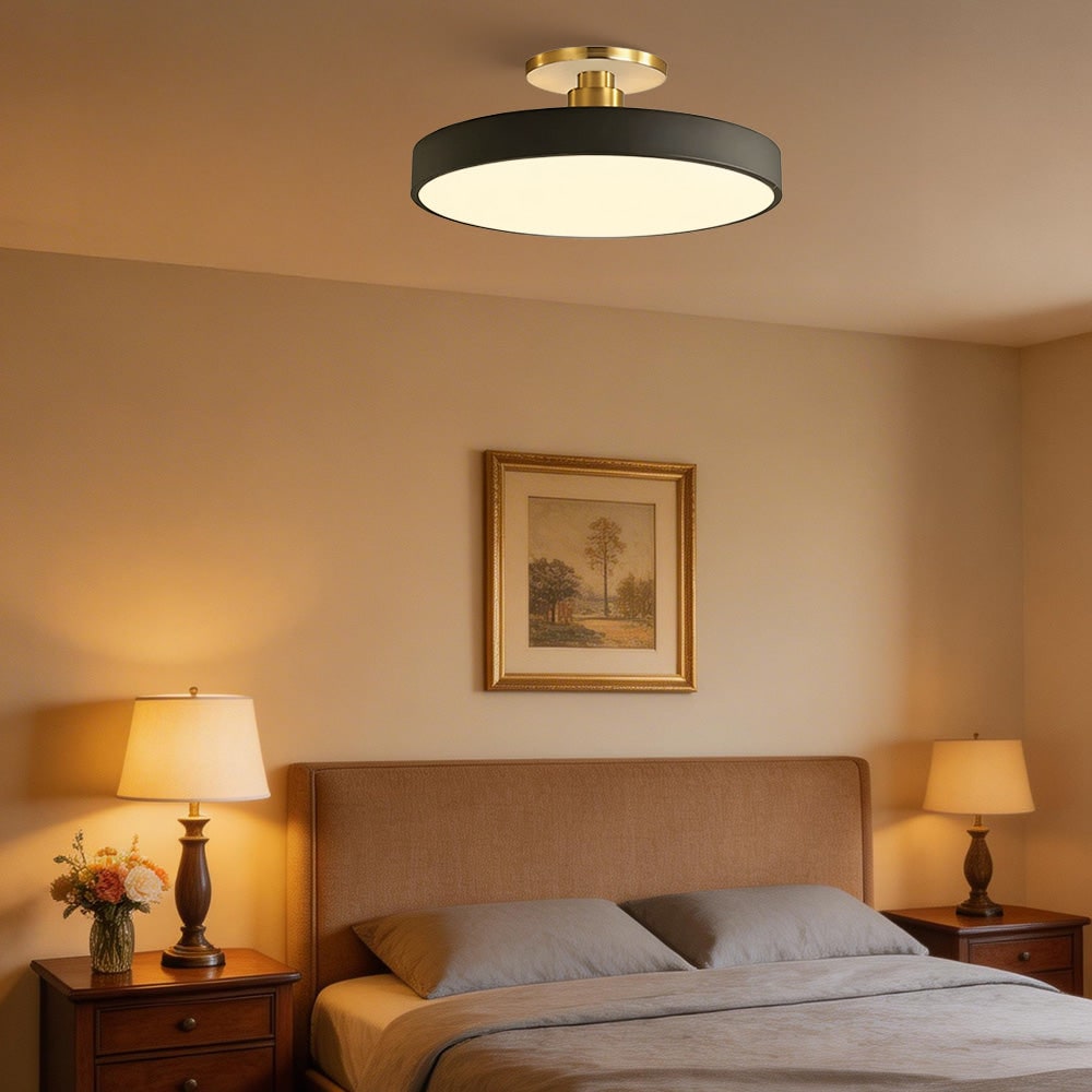 Modern Circular Ceiling Fixture Bedroom LED Flush Mount - Image 3