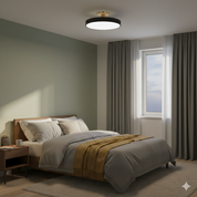 Modern Circular Ceiling Fixture Bedroom LED Flush Mount - Image 4