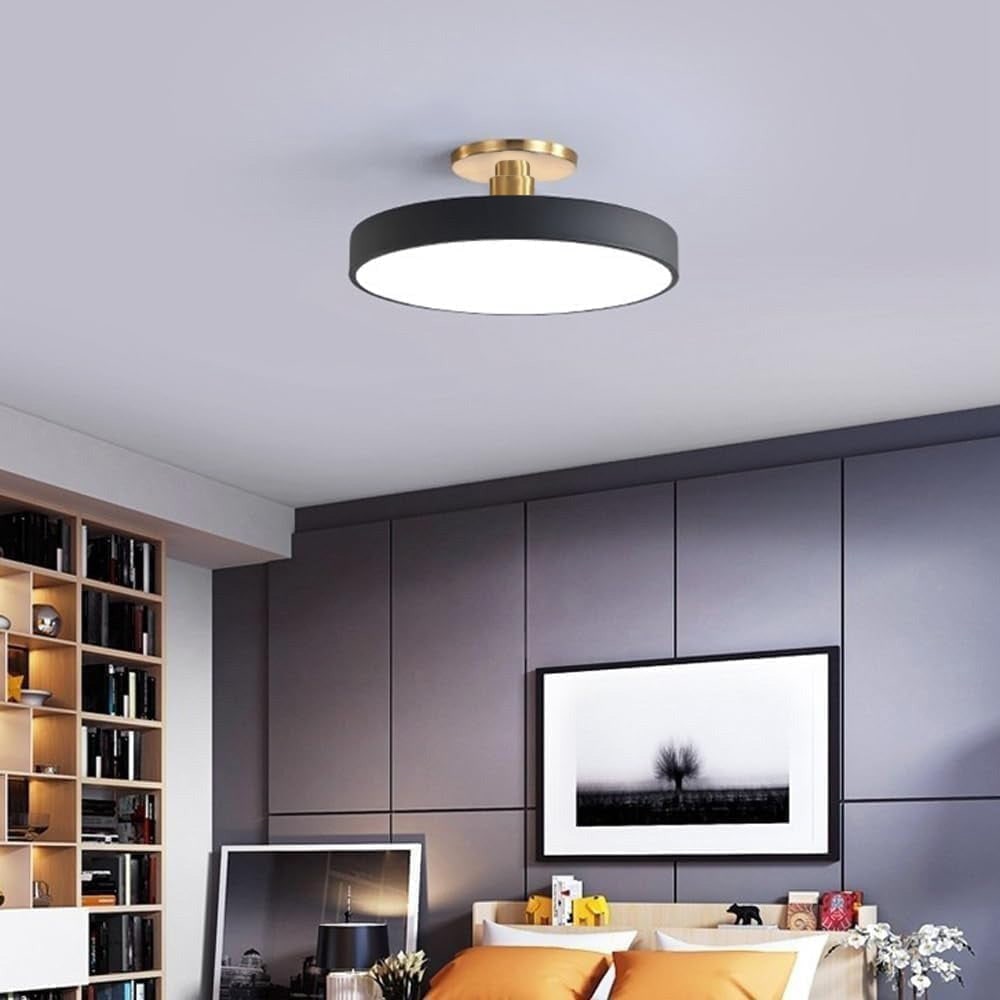 Modern Circular Ceiling Fixture Bedroom LED Flush Mount - Image 6