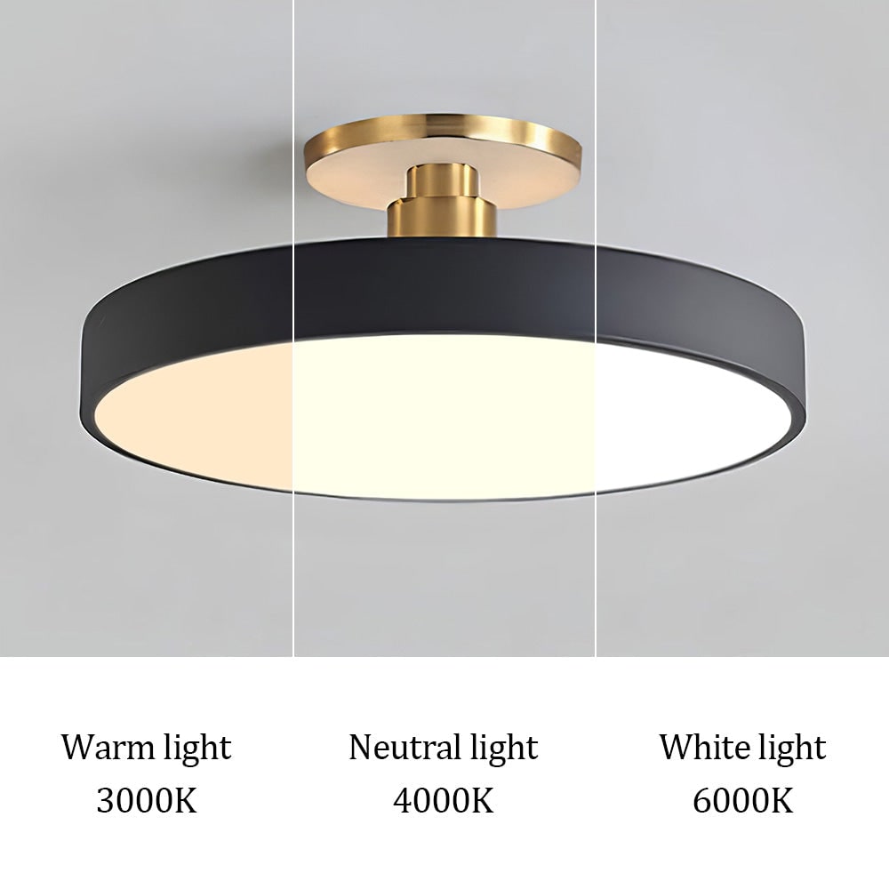 Modern Circular Ceiling Fixture Bedroom LED Flush Mount - Image 7