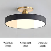 Modern Circular Ceiling Fixture Bedroom LED Flush Mount - Image 7
