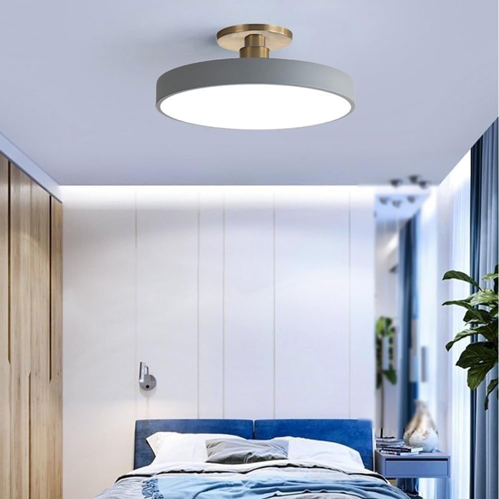Modern Circular Ceiling Fixture Bedroom LED Flush Mount - Image 9