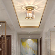 Modern Flush Mount Ceiling Light Crystal Shade Hallway - Image 25