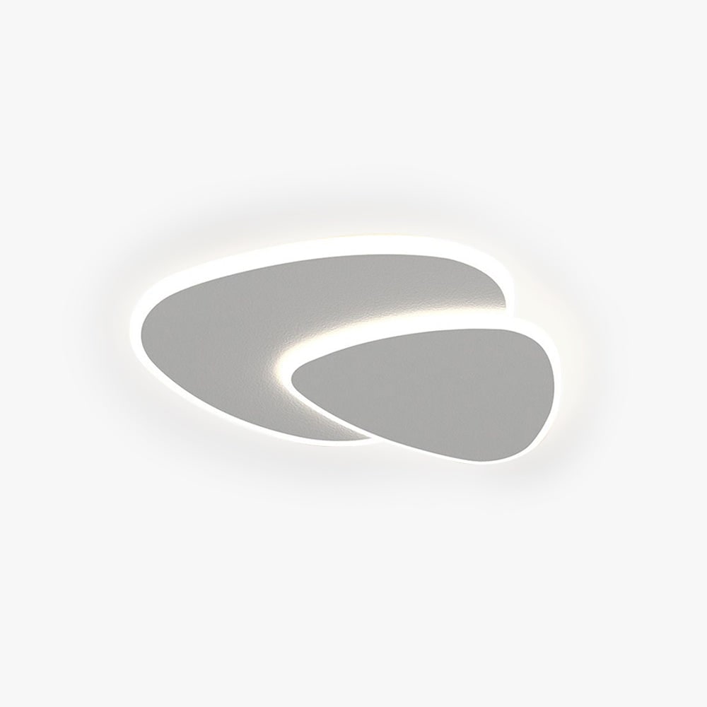 Modern Flush Mount Ceiling Light Living Room White Design - Image 1
