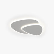 Modern Flush Mount Ceiling Light Living Room White Design - Image 1