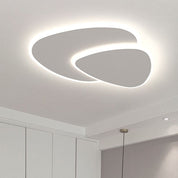Modern Flush Mount Ceiling Light Living Room White Design - Image 3