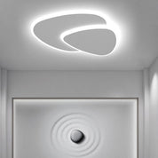 Modern Flush Mount Ceiling Light Living Room White Design - Image 6