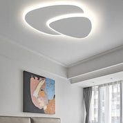 Modern Flush Mount Ceiling Light Living Room White Design - Image 7
