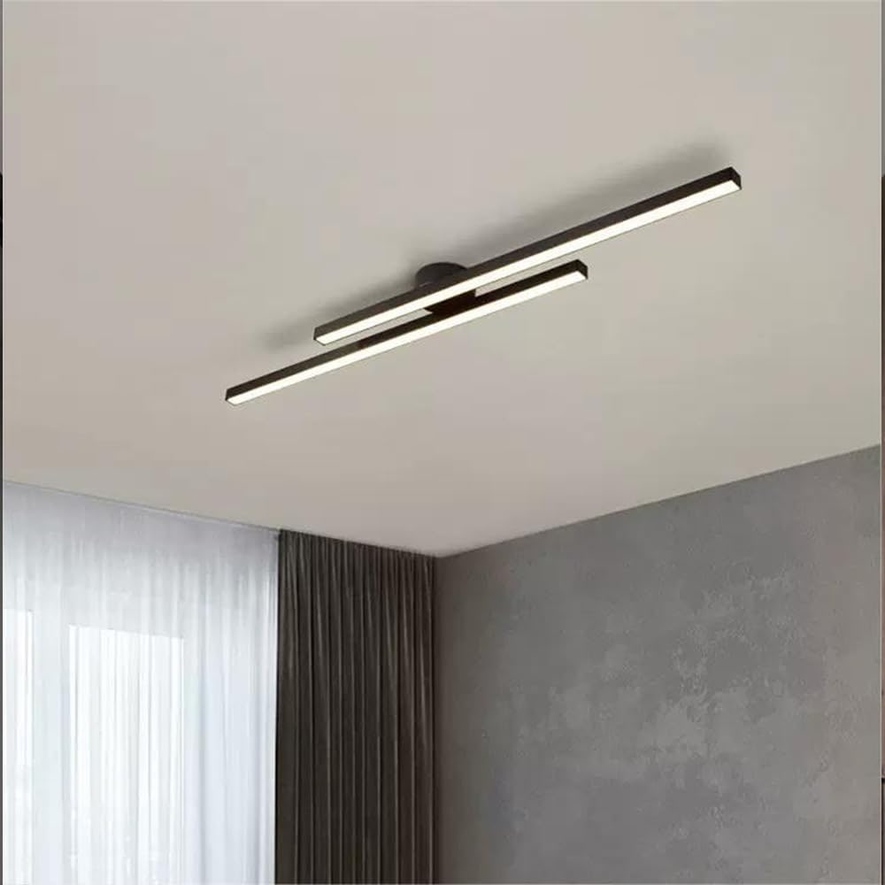 Modern LED Ceiling Fixture Living Room Aluminium Design - Image 10
