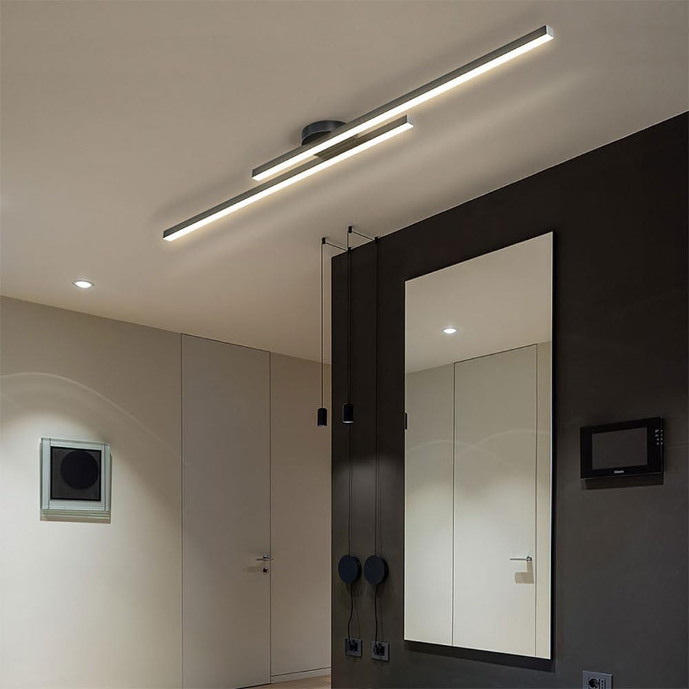 Modern LED Ceiling Fixture Living Room Aluminium Design - Image 12