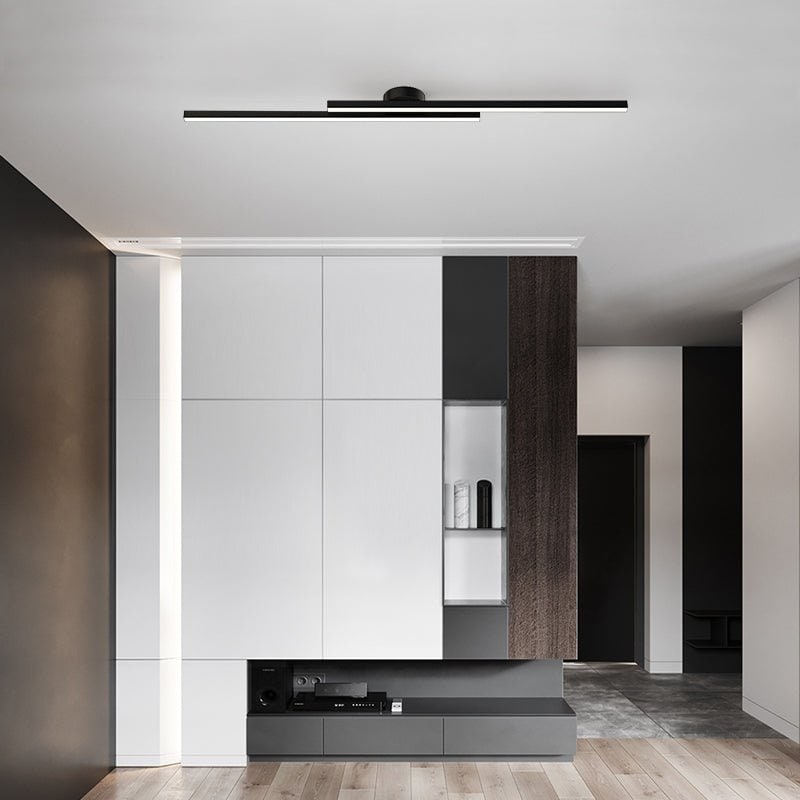 Modern LED Ceiling Fixture Living Room Aluminium Design - Image 15