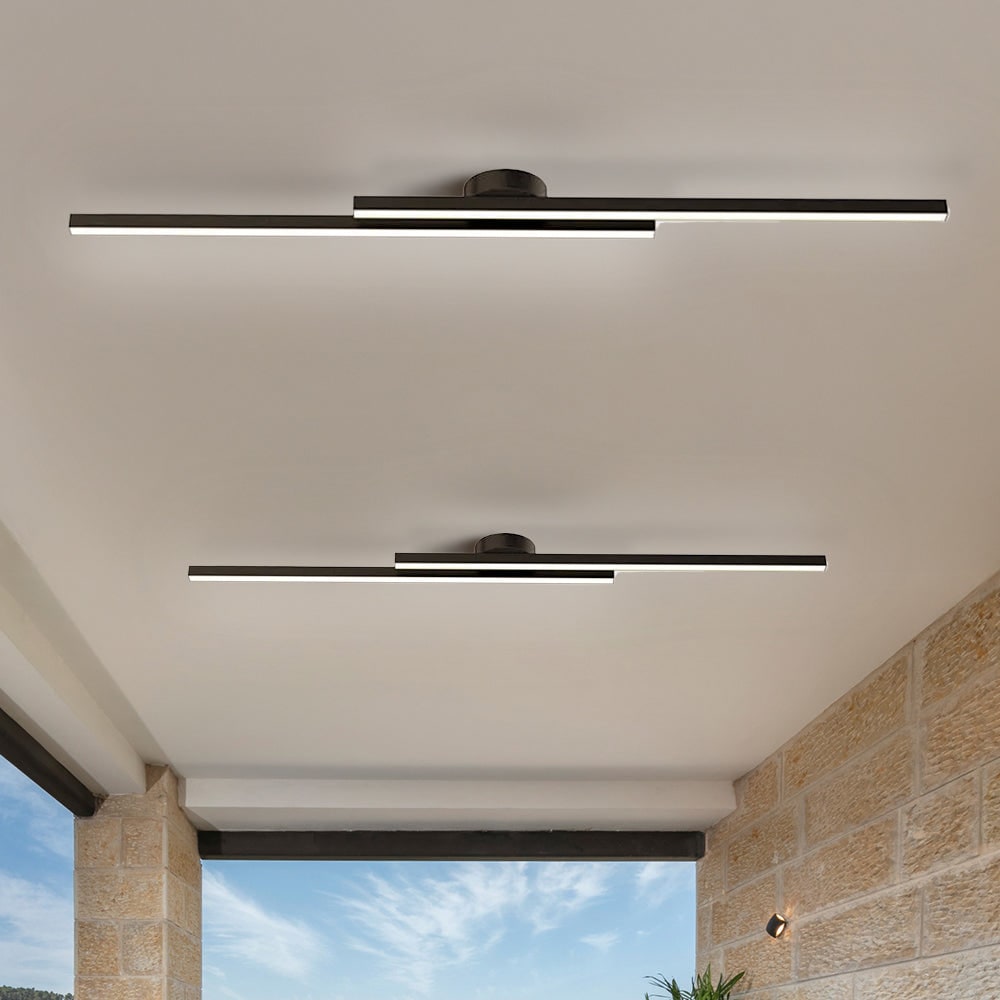 Modern LED Ceiling Fixture Living Room Aluminium Design - Image 2