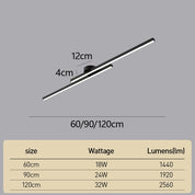 Modern LED Ceiling Fixture Living Room Aluminium Design - Image 26