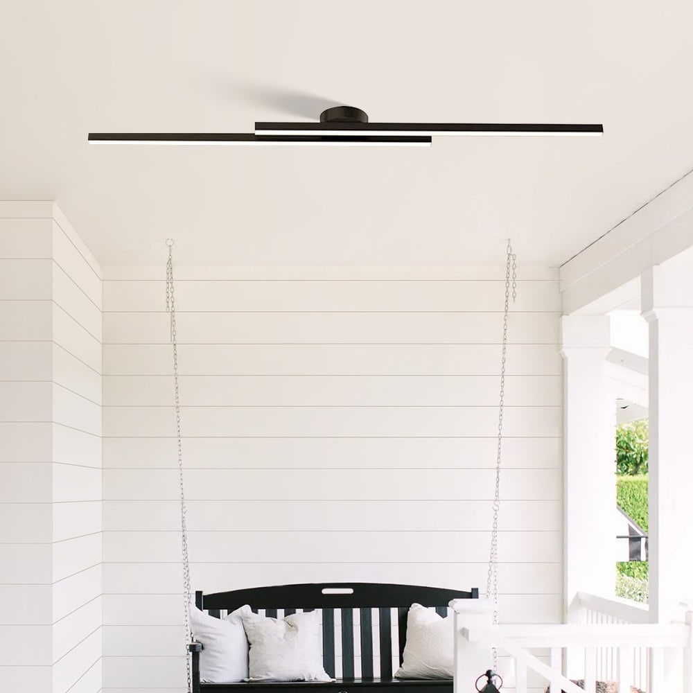 Modern LED Ceiling Fixture Living Room Aluminium Design - Image 8