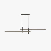 Modern Pendant Light Dining Room Sleek Black and Gold Design - Image 1