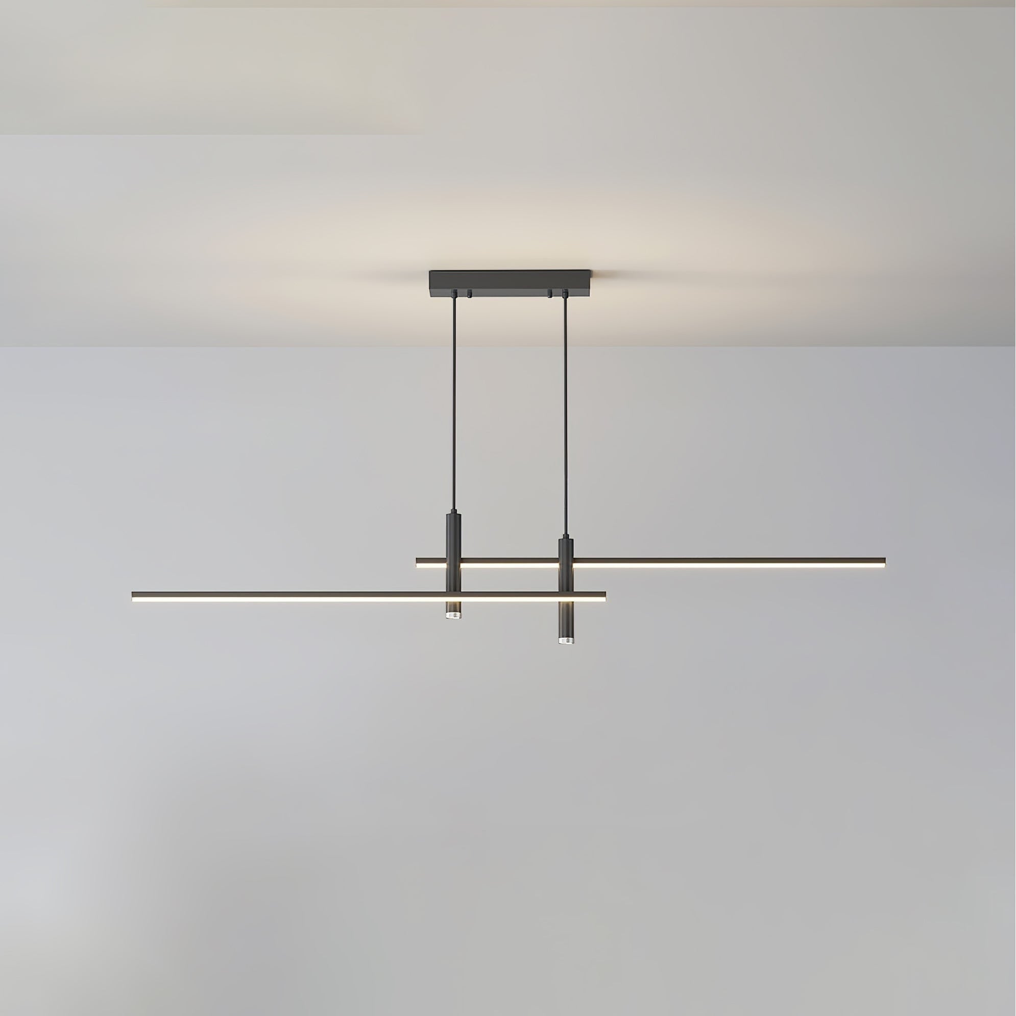 Modern Pendant Light Dining Room Sleek Black and Gold Design - Image 11