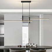 Modern Pendant Light Dining Room Sleek Black and Gold Design - Image 13