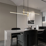 Modern Pendant Light Dining Room Sleek Black and Gold Design - Image 2