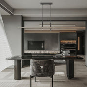 Modern Pendant Light Dining Room Sleek Black and Gold Design - Image 3