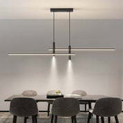 Modern Pendant Light Dining Room Sleek Black and Gold Design - Image 30