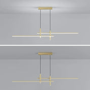 Modern Pendant Light Dining Room Sleek Black and Gold Design - Image 32