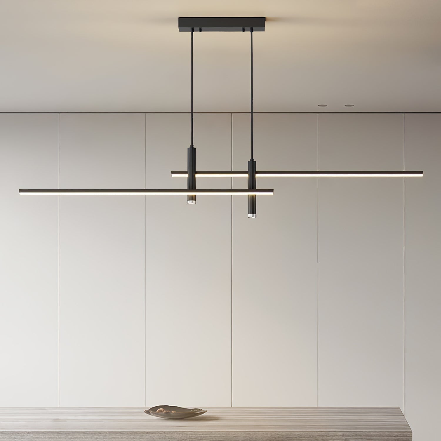 Modern Pendant Light Dining Room Sleek Black and Gold Design - Image 34