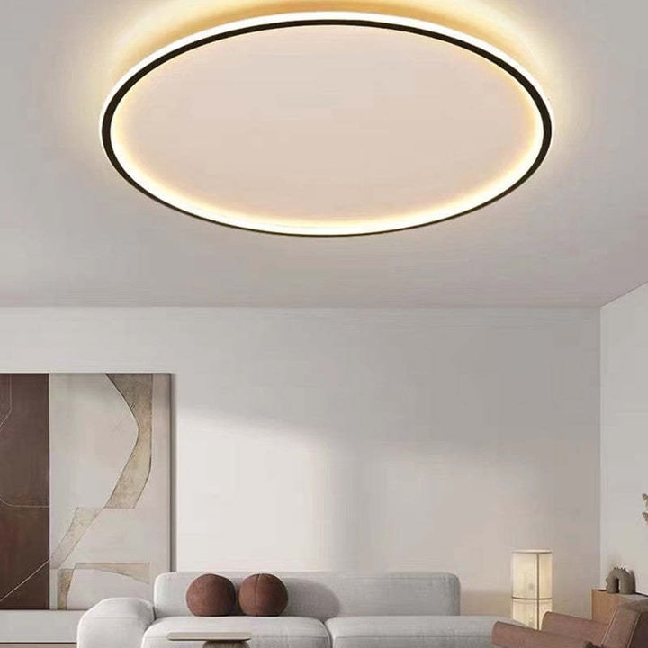 Modern Round Ceiling Fixture Ultra-Thin Design Home Use - Image 10