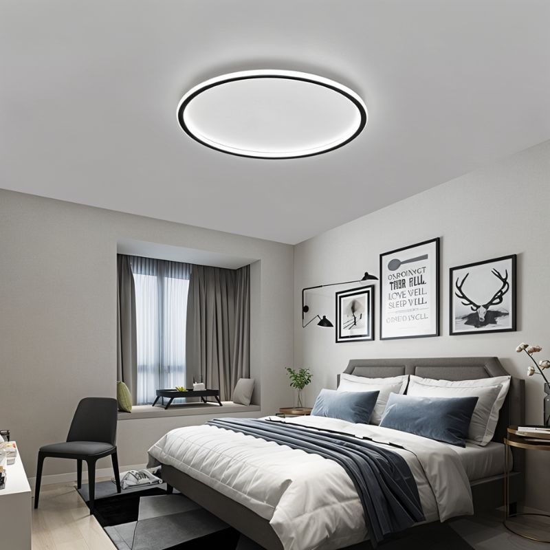 Modern Round Ceiling Fixture Ultra-Thin Design Home Use - Image 11