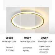 Modern Round Ceiling Fixture Ultra-Thin Design Home Use - Image 18