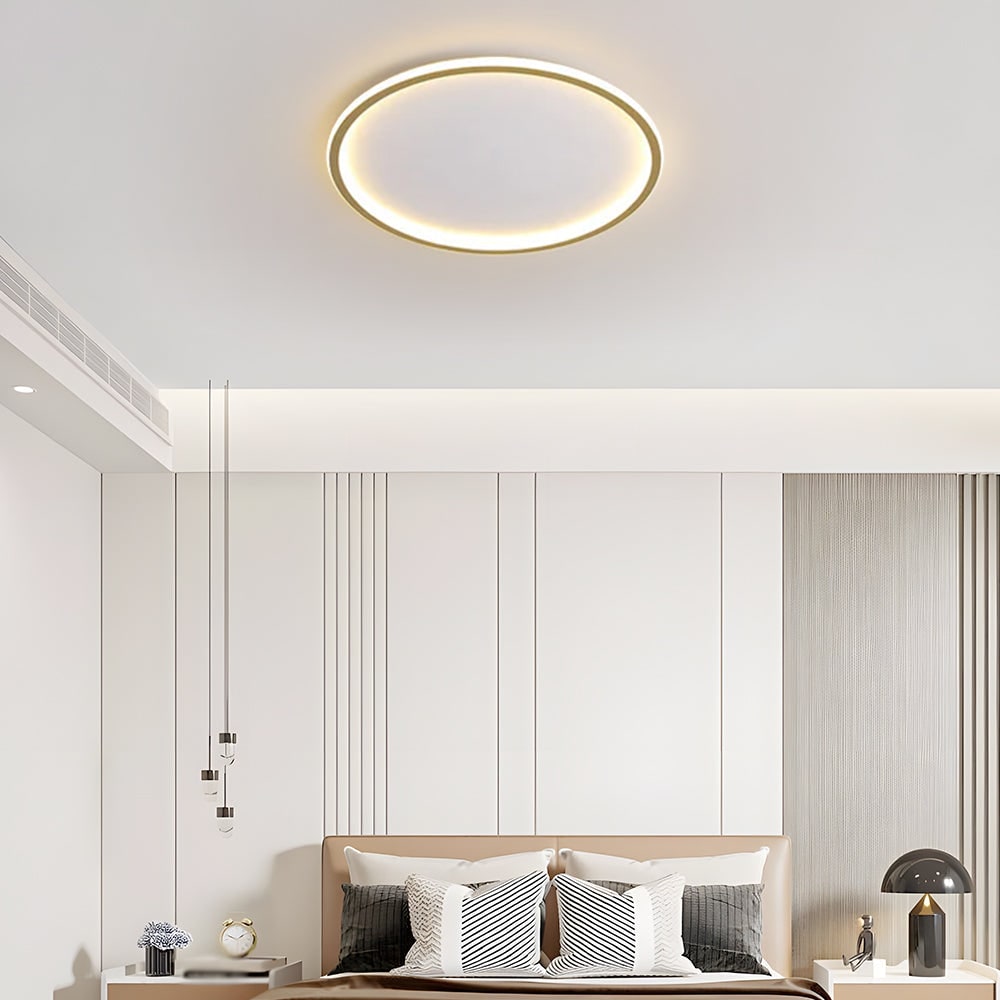 Modern Round Ceiling Fixture Ultra-Thin Design Home Use - Image 20