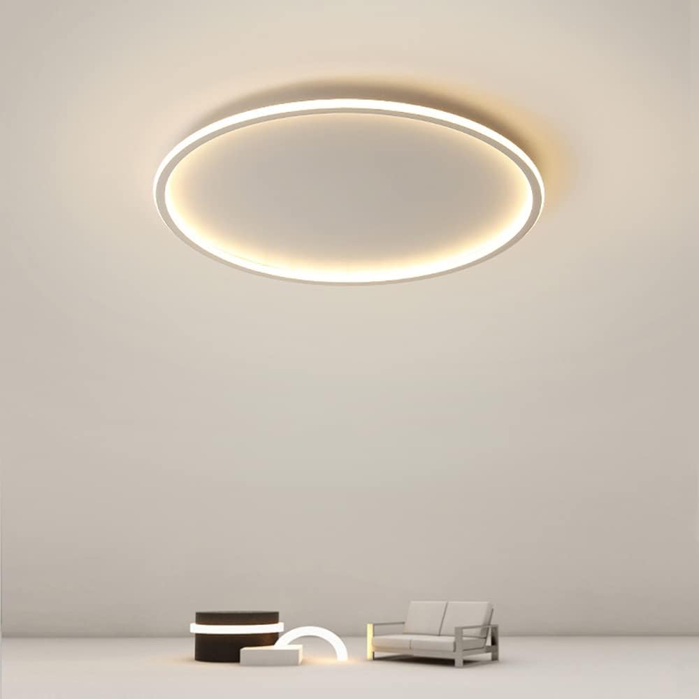 Modern Round Ceiling Fixture Ultra-Thin Design Home Use - Image 26