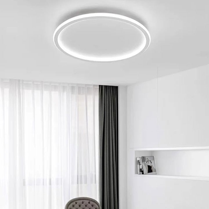 Modern Round Ceiling Fixture Ultra-Thin Design Home Use - Image 28