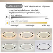 Modern Round Ceiling Fixture Ultra-Thin Design Home Use - Image 3