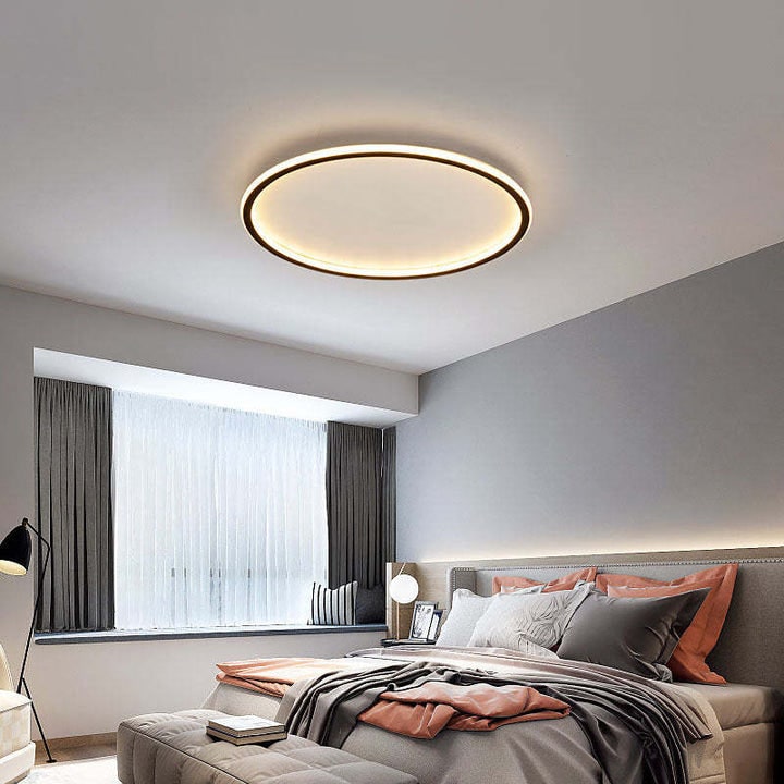 Modern Round Ceiling Fixture Ultra-Thin Design Home Use - Image 7