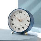Modern Scandinavian Table Clock Silent Design - Image 1