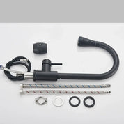 Modern Stainless Steel Kitchen Faucet Pull-Down Sprayer - Image 4