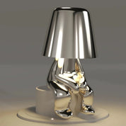 Modern Table Lamp Unique Character Design and Metallic Finish - Image 16