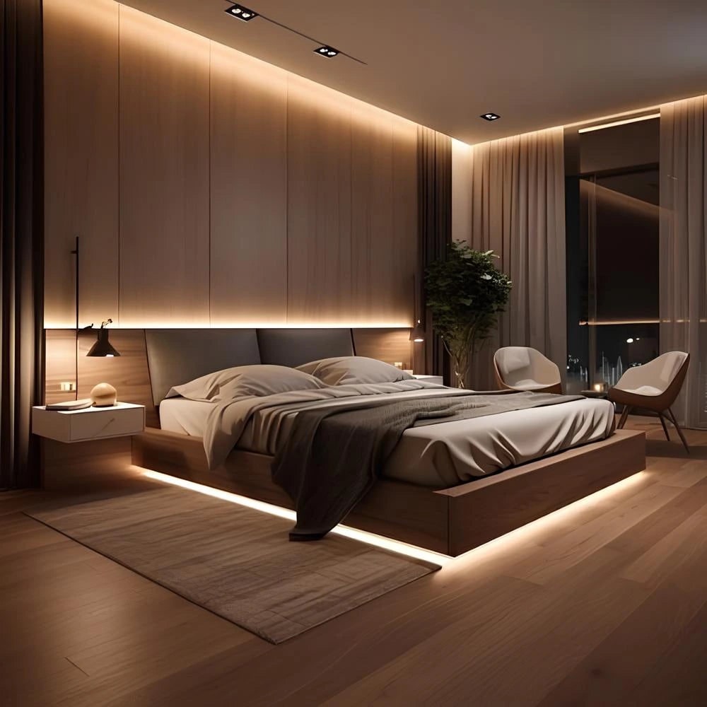 Motion LED Strip Lights Bedroom and Living Room Ambiance - Image 19