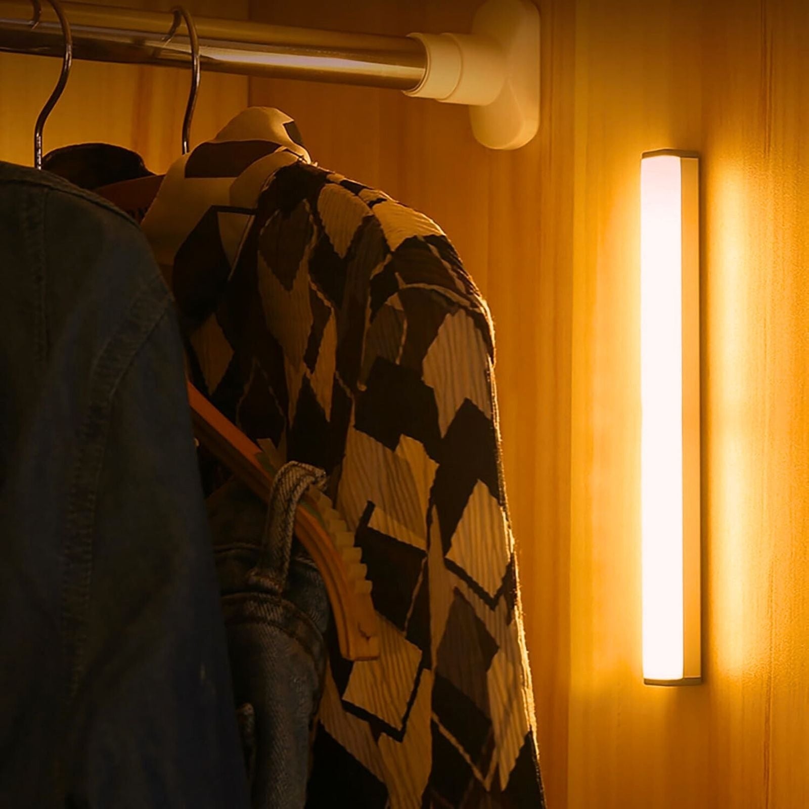 Motion Sensor LED Light Strip Under Bed or Closet Illumination - Image 3