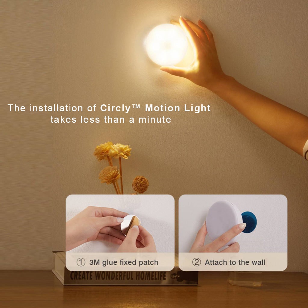 Motion Sensor Night Light Closet or Bedroom Operated - Image 5