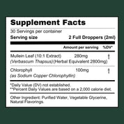 Mullein Extract Lung Health Natural Supplement 1 Month - Image 3