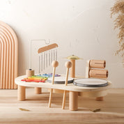 Musical Learning Table Wooden Multi-Instrument Activity Set - Image 1
