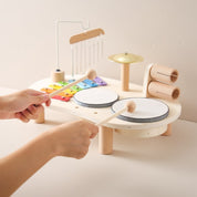Musical Learning Table Wooden Multi-Instrument Activity Set - Image 3