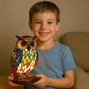 Night Light Decorative Owl Design Warm Lamp - Image 3
