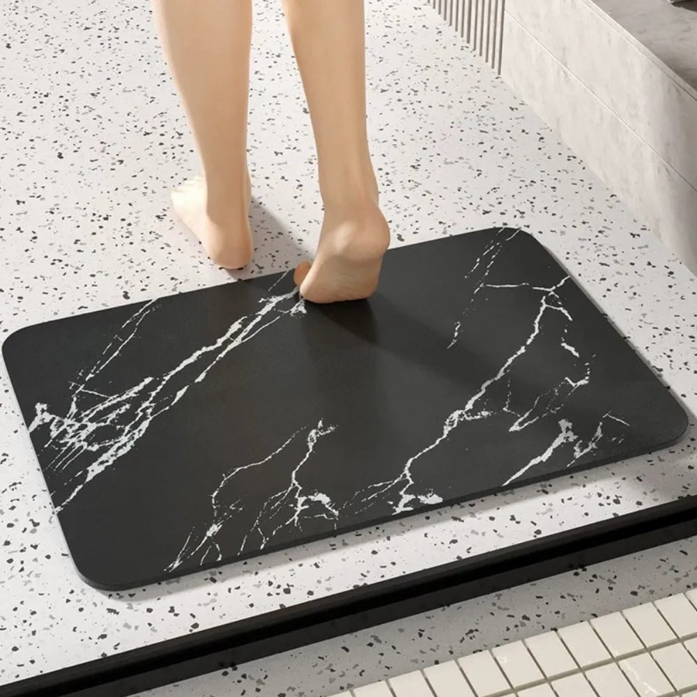 Non Slip Bath Mat Quick Dry Stone Absorbent Bathroom Mat - Image 1
