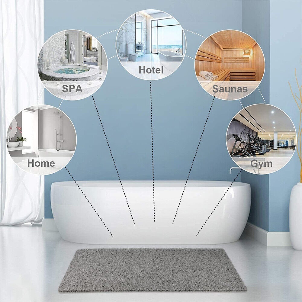 Non-Slip Bath Mat Soft Shower Mat Safe and Comfortable Use - Image 6